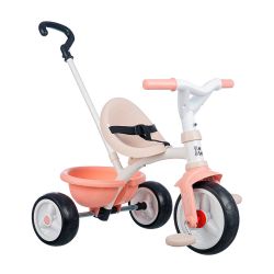 SMOBY - TRICYCLE BE MOVE ROSE (PORTEUR)